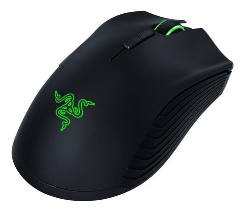 Mouse 
gamer de juego inalámbrico recargable Razer  Mamba Wireless negro