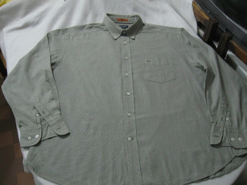 Camisa, Manga Larga Dockers Talla Xl Color Verde Impecable