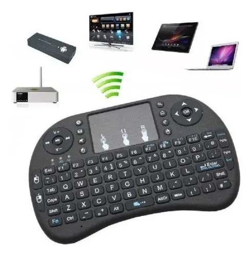 Mini Teclado Control Inalámbrico Android Smart Tv Iluminado