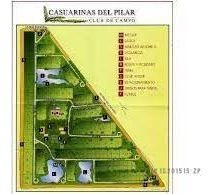 Imagen 2 de 3 de Venta Lote Perimetral Interno, Las Casuarinas, Pilar.