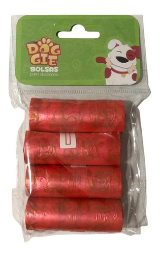 Bolsas P/ Heces Aromatizadas Biodegradables 60 Bolsas Fucsia