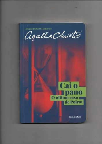 Cai O Pano, De Agatha Christie. Editora Folha De S. Paulo, Capa Mole Em Português