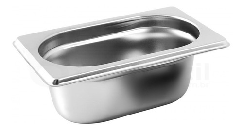 Cuba Gastronomica Gn 1/9x65mm 108x176mm Aço Inox E 0,7mm