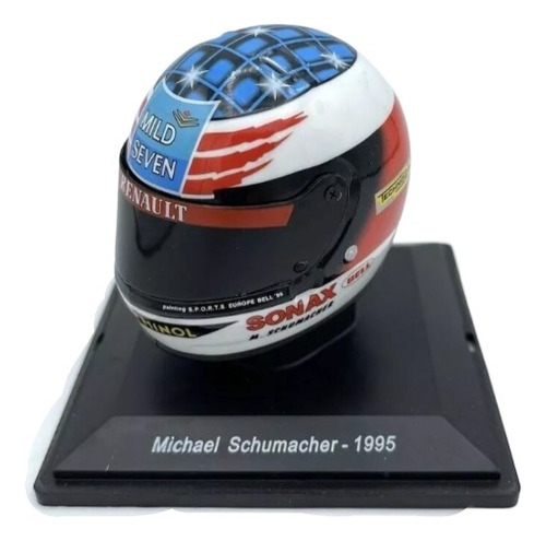 Casco Formula 1 Michael Schumacher Renault 1995 Escala 1:5