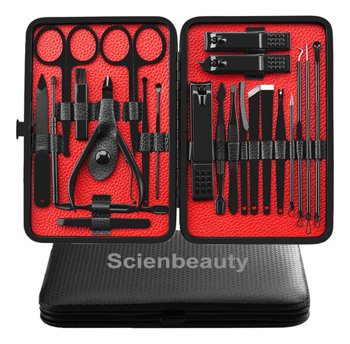 Scienbeauty Juego De Manicura Para Hombre, Kit De Cortaúñas