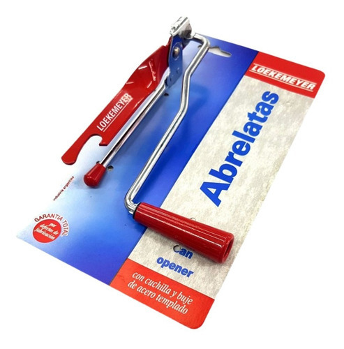 Imagen 2 de 2 de Abrelatas Manija Abridor De Latas Loekemeyer Acero Inox X1 U