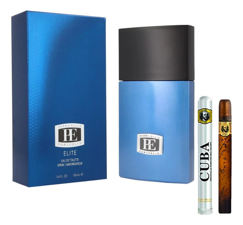 Portfolio Elite Perry Ellis Edt 100ml Cab+perfume Cuba 35ml