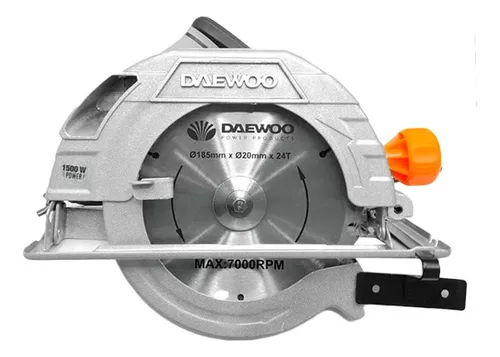 Sierra Circular Mano 1500w Daewoo P/madera 185mm 7 1/4 +guia