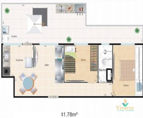 Imagem 19 de 24 de Apartamento À Venda, 38 M² Por R$ 210.000,00 - Jardim Coimbra - São Paulo/sp - Ap2829