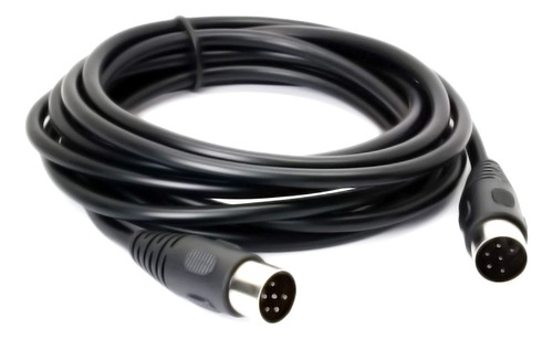 Cable Midi Din 6 Pines Macho A Macho 3 Metros Pentru Instrum
