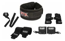 Comprar Cinturón Pesas + Rodilleras + Straps + Guantes + Muñequeras