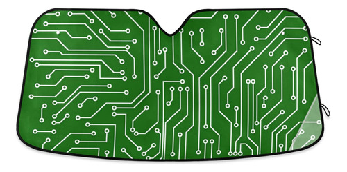 Parasol Coche Para Parabrisa Delantero Placa Circuito Bloque