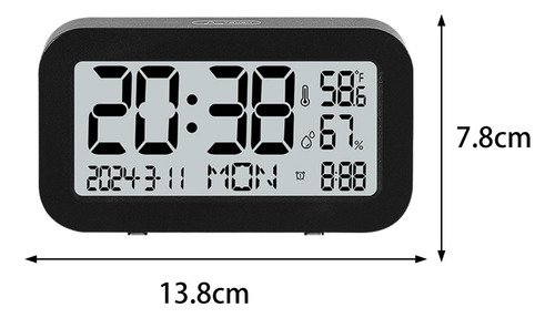 Reloj Despertador Reloj De Mesa Digital Función Luminosa,