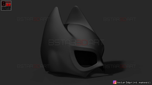 Imagen 4 de 4 de Mascara De Bat Girl Dc Comics- Arte Plastico