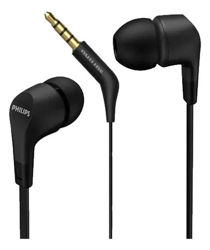Audífonos Philips Tae1105 In Ear Con Micrófono Negro