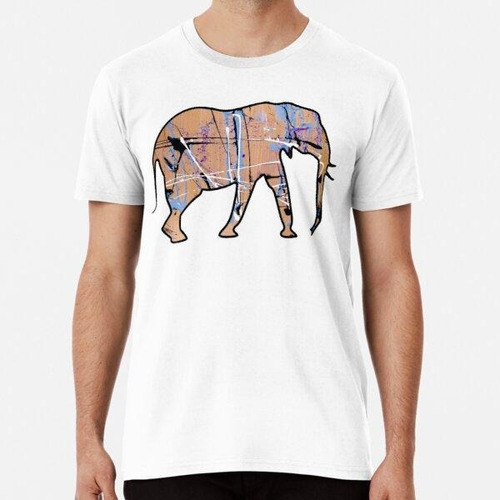 Remera Arte De Elefante - Arte De Animales Trippy - Pintura 