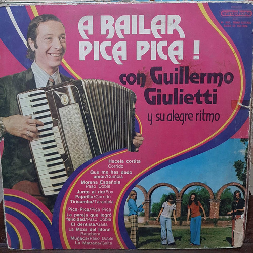 Vinilo Guillermo Giulietti A Bailar Pica Pica C5