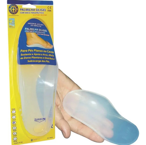 Palmilha Com Arco Terapêutico Adulto 8000i Ortho Pauher Cor 25/26