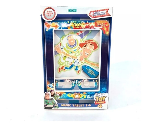 Pizarra Magic Tablet 3d Toy Story 4 Ditoys Color Blanco