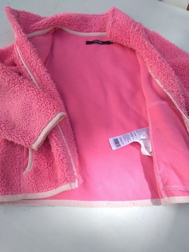Imagen 4 de 4 de Campera Polar Talle 4 Nena Con Cierre