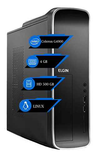 Cpu Elgin E3 Slim Fit G4900 4 Gb Ram Hd 500 Gb - Recon (Recondicionado)