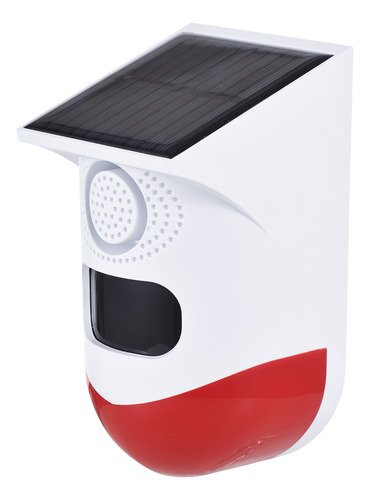 Alarma Solar Sensor Movimiento 120db Ip65 Acústico-óptica
