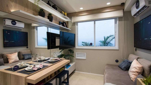 Imagem 9 de 29 de Compre Seu Apartamento Em Obras No Condomínio Plug Morumbi Com 37,91 M² | Paraíso Do Morumbi, São Paulo | Sp - Apo104520v