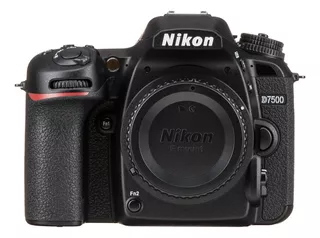 Câmera Fotográfica Nikon D7500 Dslr Apenas Corpo Preta