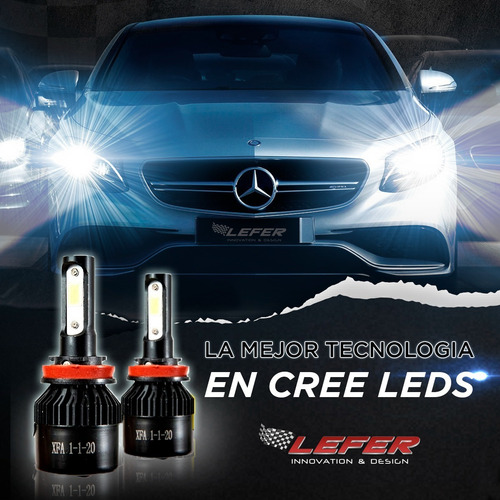 Imagen 4 de 10 de Kit Cree Led Z7 22.000 Lm H1 H3 H7 H11 9006 Chip Usa