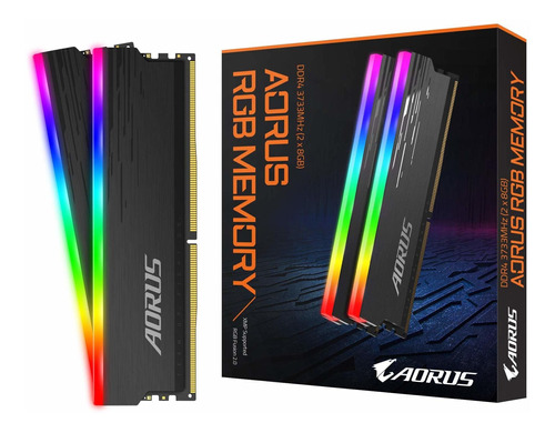 Memoria Ram Rgb 16gb 2x8gb Ddr4 3733 Mhz Dimm Gigabyte Gp-ar