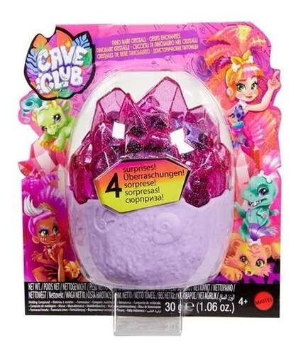 Dino Baby Crystals - Cave Club 4 Sorpresas - Mattel