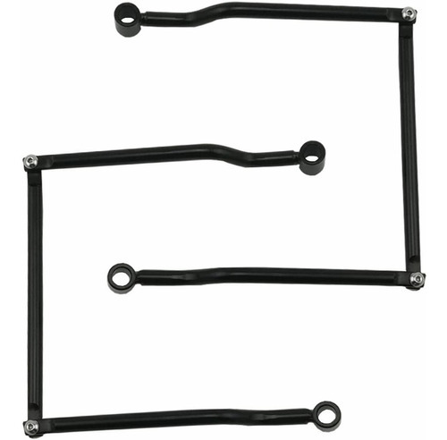 Imagen 4 de 10 de Soportes Alforjas Moto Harley Yamaha Honda Maletas Negro