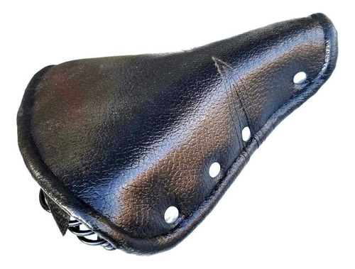 Rivet Sprung Sp Synthetic Leather Vintage Bicycle Saddle