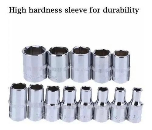 Set Caja Herramientas Juego Llave Tubo Kit 46 Piezas Estuche