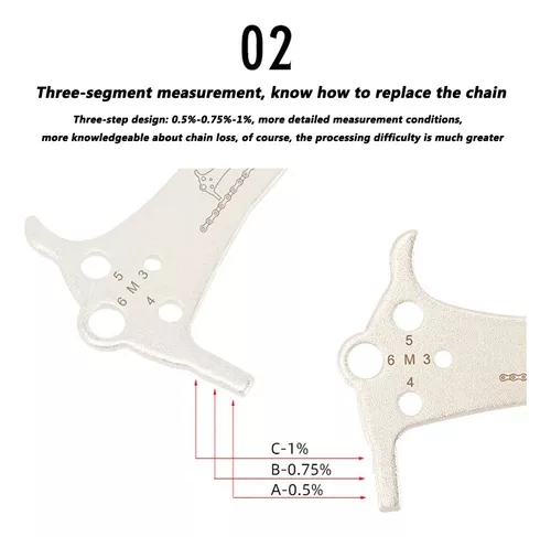Medidor Desgaste Cadena De Bicicleta Herramienta