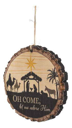 O Come Let Us Adore Him - Decoracin Para Rbol De Navidad (3.