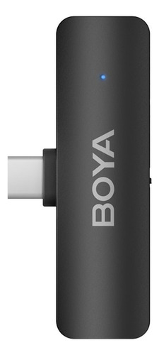 Micrófono inalámbrico de solapa BY-v4u para Android Negro Boya
