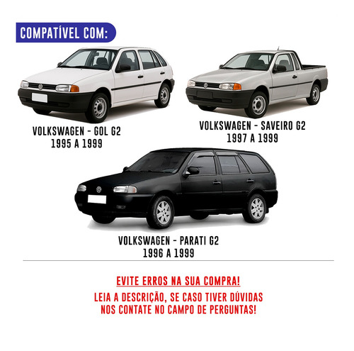 Lente Espelho Retrovisor Com Base Gol G2 Azul Lado Esquerdo