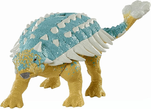 Figura de acción  Ankylosaurus ruge y ataca Camp Cretaceous GWY27 de Mattel