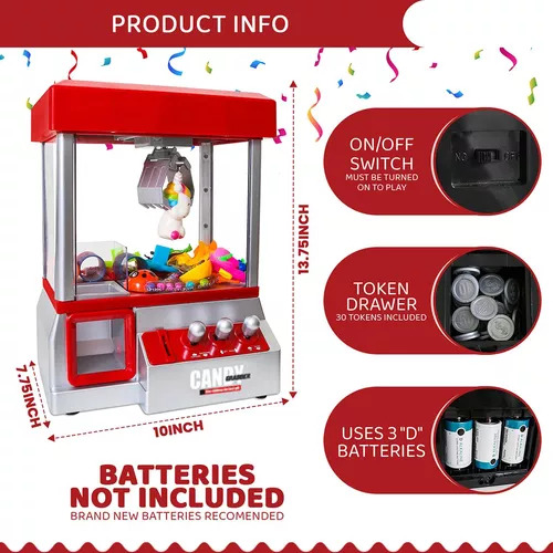 Mini Máquina De Garras De Juguete Barata Para Juegos De Cons