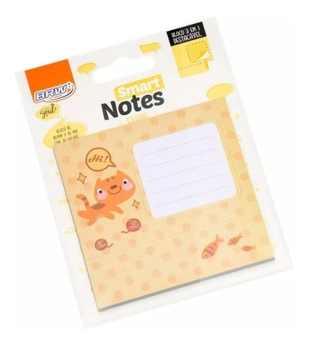 Bloco Smart Notes Frame 3em1 90x90 Mm 30fls - 1bloco Brw