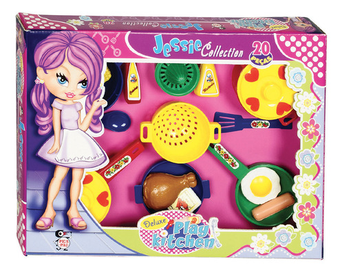 Utensílios Cozinha Infantil Deluxe Jessie Coleção Pica Pau