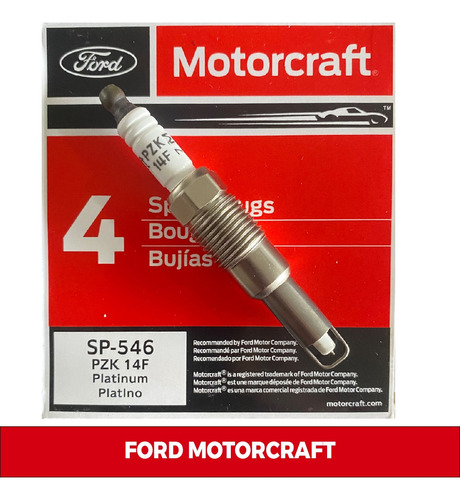 Bujía Ford Motorcraft Explorer Fx4 Mustang Expedition Sp546