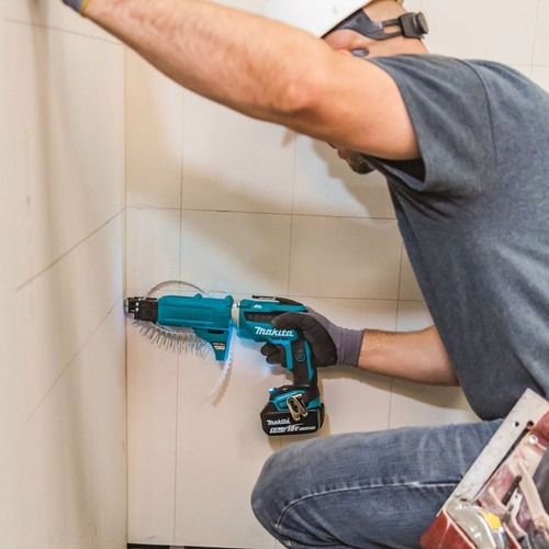 Implemento Acessório Auto-alimentação Makita 199078-9 Fs4000 Azul-turquesa