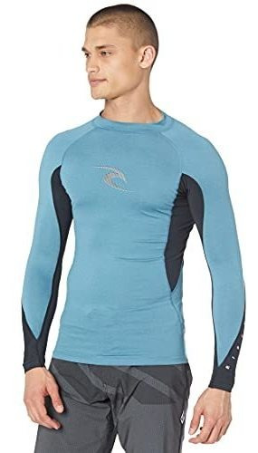 Rip Curl Waves Performance Long Sleeve Uv Rashguard Kx24z