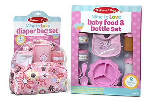 Melissa Y Doug Mine To Love Juego De Accesorios De Alimentac