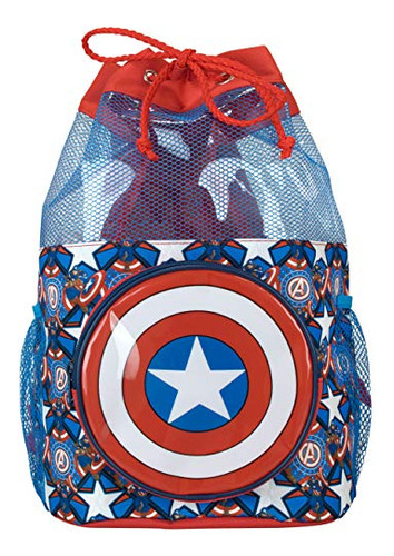 Bolsa De Natación De Capitán América De Marvel Kids