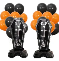 Comprar Set Kit De Globos X 27 U Decoración Fiesta Halloween Terror