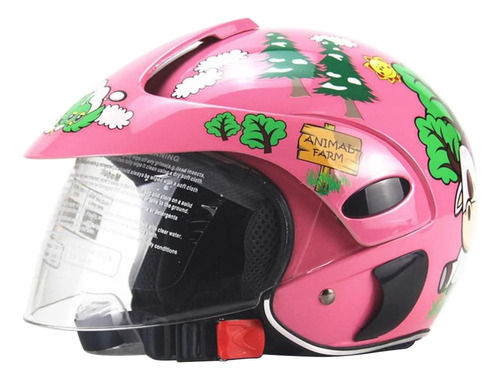 Casco De Moto Infantil, Protección De Seguridad Para Niños D