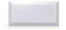 Comprar Azulejo Subway Biselado Blanco Brillante 10x20 1era